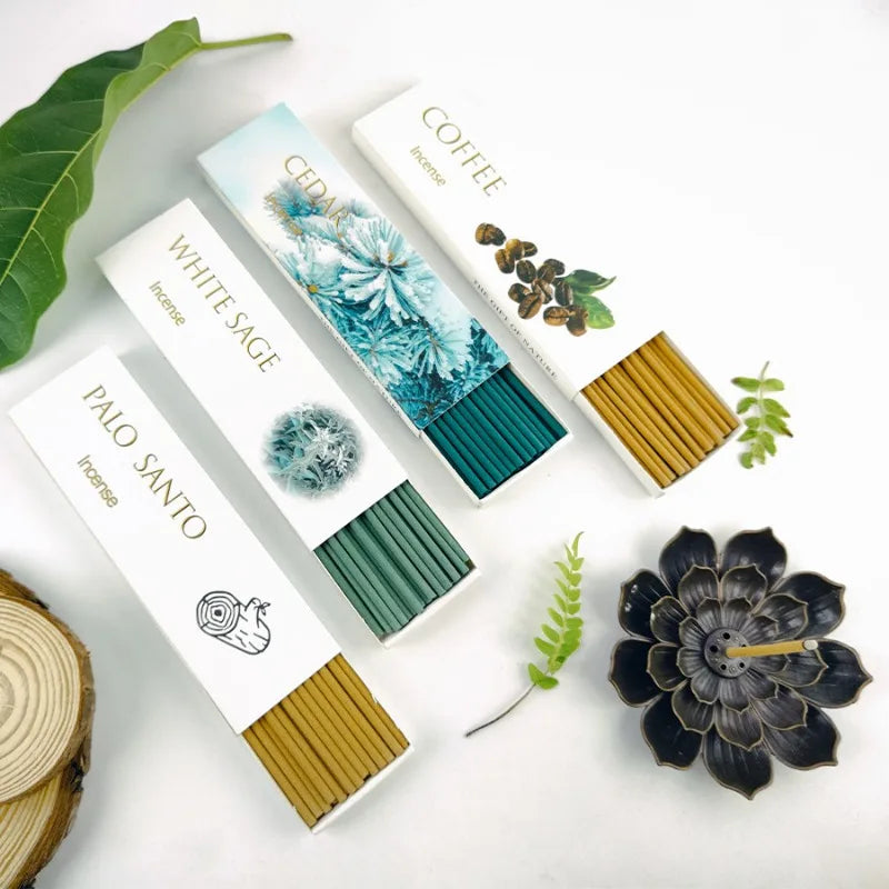 4 Exquisite Boxed Sets of Incense Sticks, 12cm Long Incense Sticks Are Very Popular | For Home Decoration Long-Lasting Fragrance Oasis Select