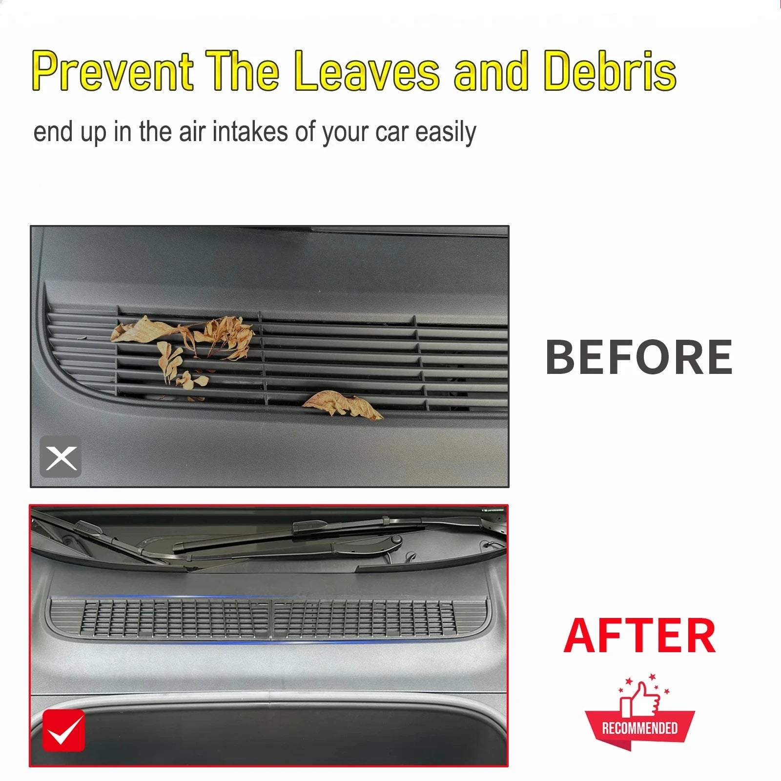 For Tesla Model Y Juniper 2025 2024 Anti Debris ABS Insect-proof Net Front Trunk Dust Inner Vent Grille Air Inlet Cover Oasis Select