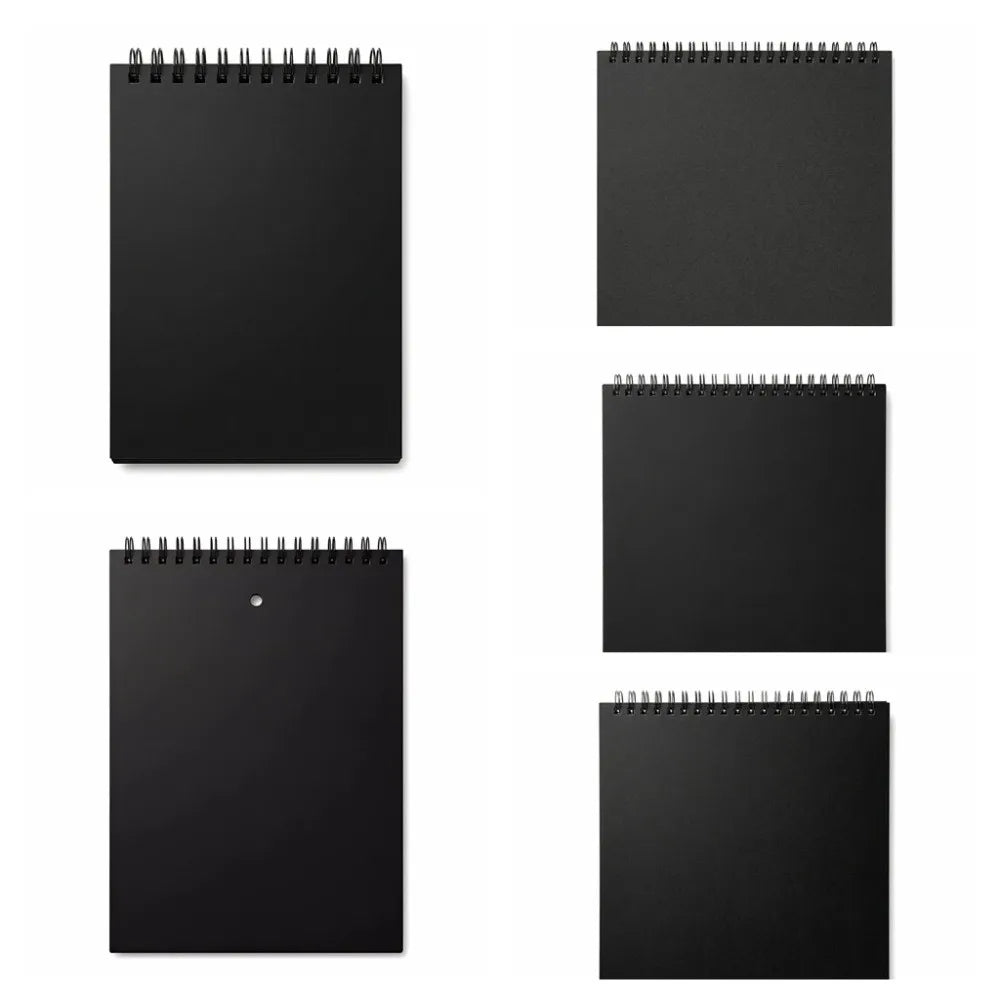 Durable Up Turning Loose-Leaf Sketchbook Taking Notes Diary Hand Ledger Waterproof Journal Memo Notepad Learning Supplies Oasis Select
