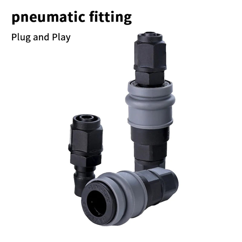 New C-Type Self-locking Quick Connect Adapter Compressor Pneumatic Fittings 8/10/12mm Pneumatic Self-locking Quick Connector Oasis Select