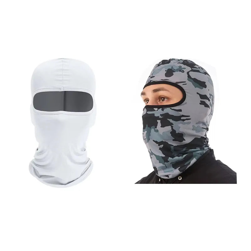 1/2pcs Men's Cycling Cap Balaclava Full Face Ski Mask Hood Hiking Camping Hunting Tactical Airsoft Cap Bike Hats Neck Gaiter Oasis Select 2pcs-mix 7