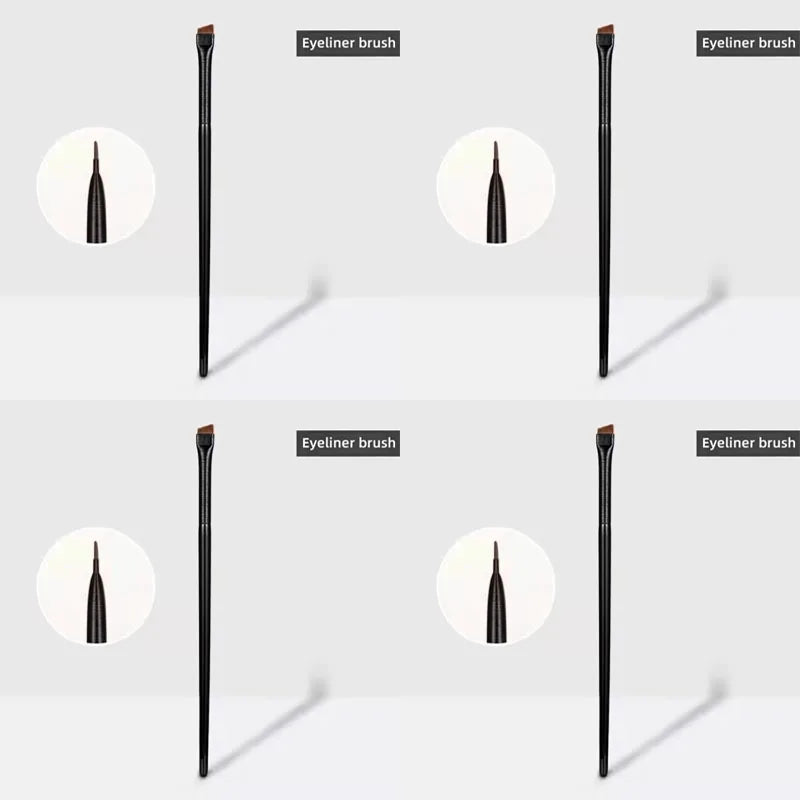 1/2/3/4/5pcs Blade Makeup Brushes Eyebrow Eyeline Brush Angled Flat Finer Cosmetic Brush Professional Liner Brow Make Up Tool Oasis Select 4pcs B