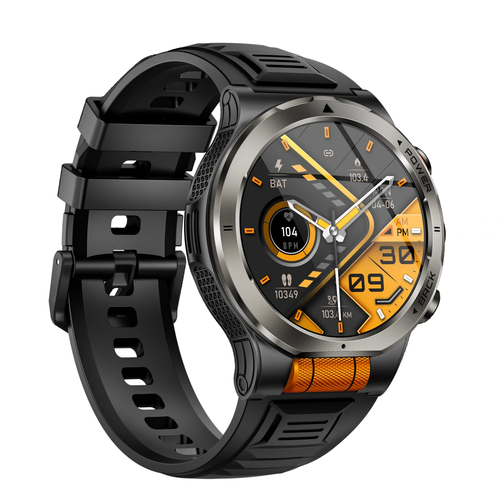 MINGCC 1.43" AMOLED Smart Watch 1100mAh Flashlight Compass