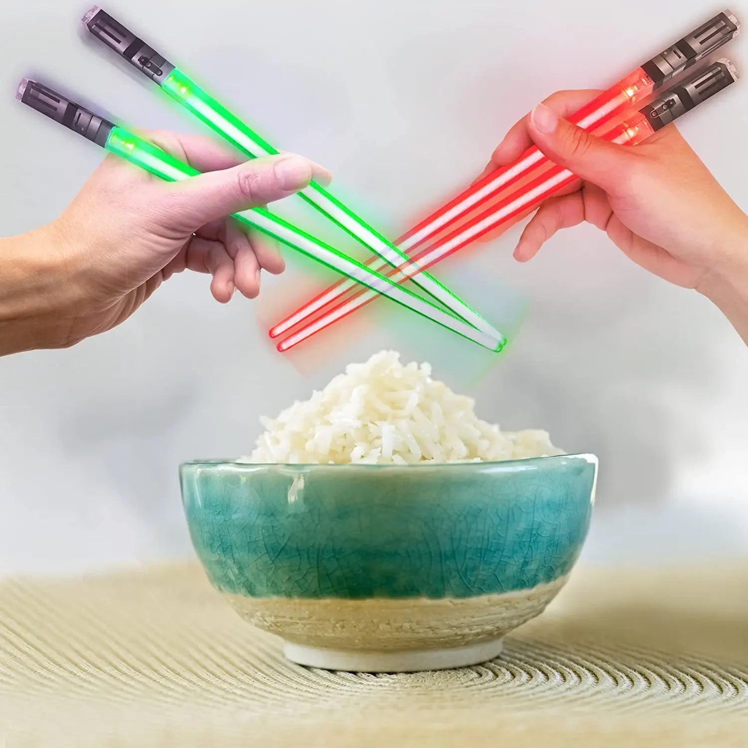 Chop Sabers Lights Up Lightsaber Chopsticks Luminous Chopsticks Night Tableware Multi-Color Chopsticks Oasis Select