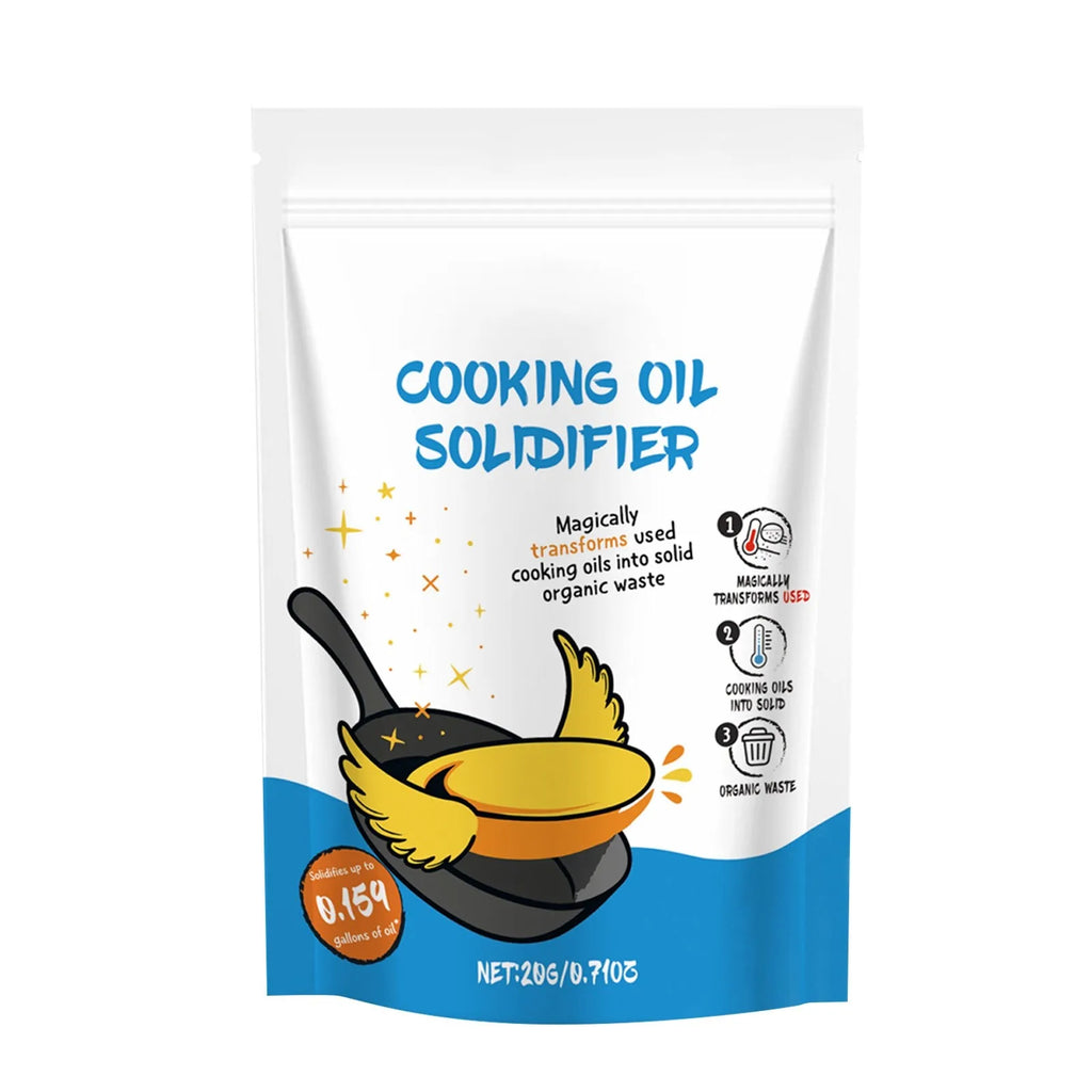 Cooking Oil Solidifier – Eco-Friendly Waste Oil Hardener 20g Oil Solidifier Oasis Select