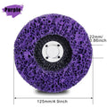 3pcs Diamond Grinding Wheel Flip Disc Grinding Tools Rust Removal Polishing Wheel Angle Grinder Accessories 100/115/125mm Oasis Select Purple-125mm 2 PCS