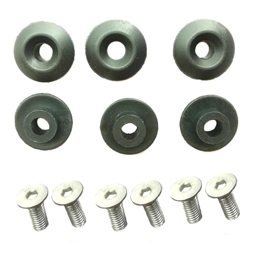 6PC Kayak Deck Line Guides Outfitting Nylon Round Shape Rope Guides for Boat Oasis Select