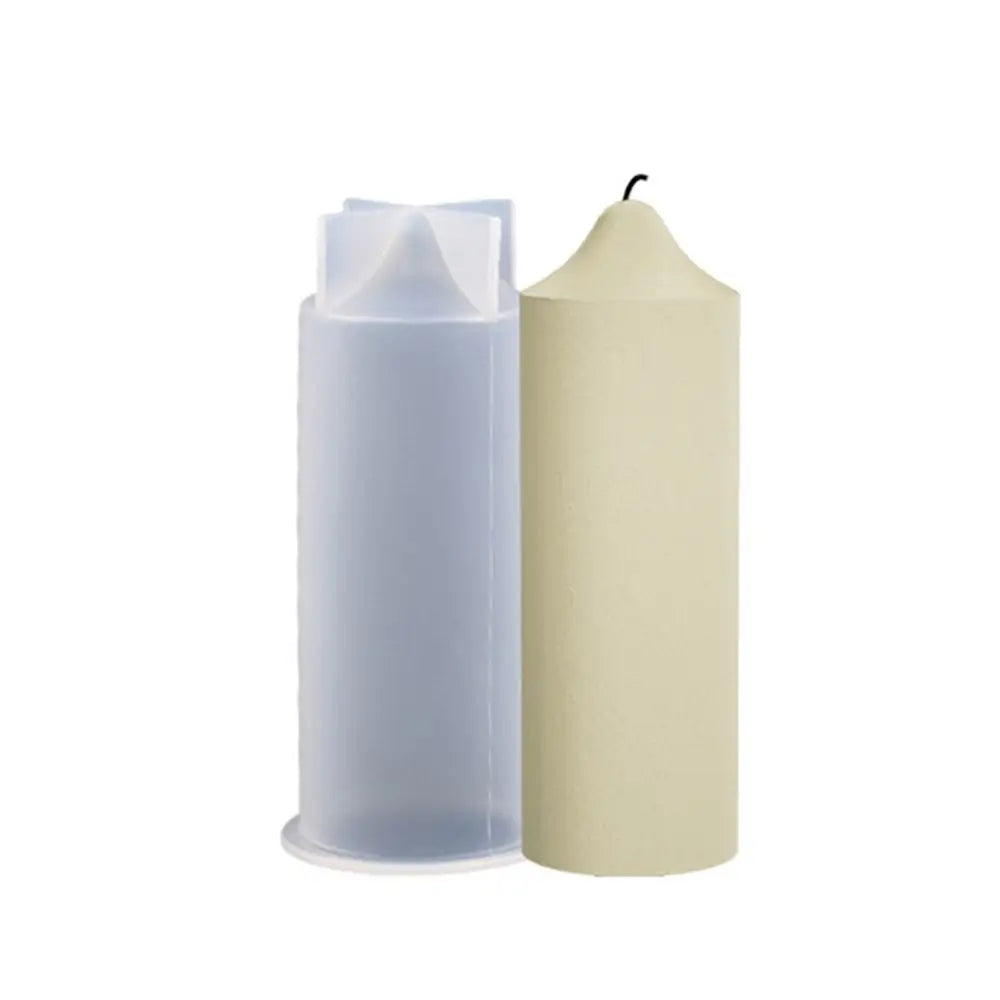 Cylinder Silicone Candle Mold – DIY Wax, Resin & Soap Craft