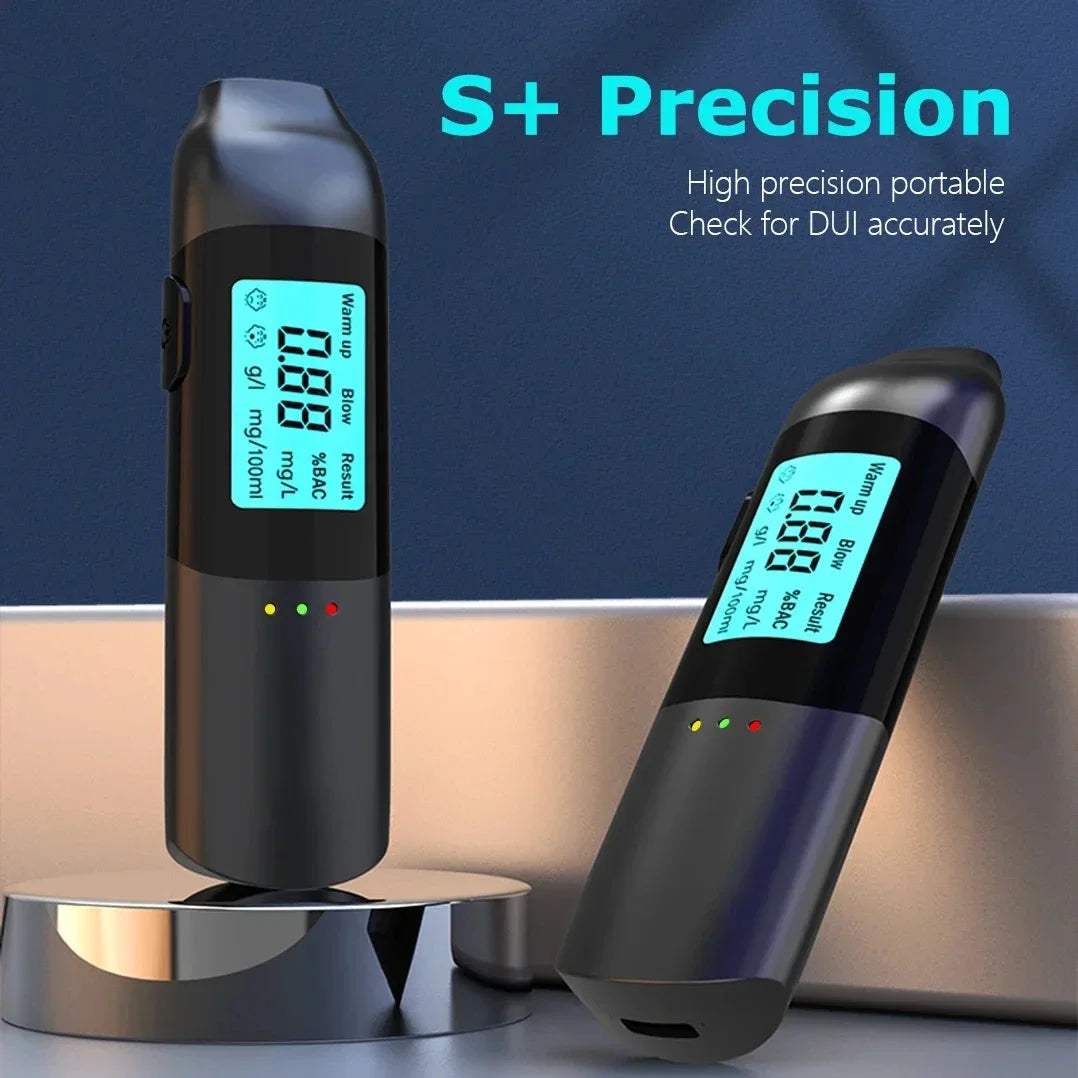 Portable Non-Contact Alcohol Tester with LED Digital Display Alcoholmeter Alcohol Tester Accuracy Breathalyzer Diagnostic Tool Oasis Select