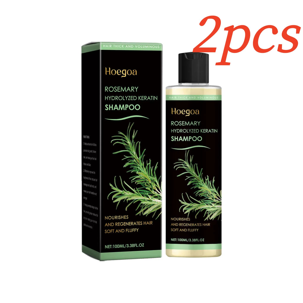 Rosemary Hair Shampoo Regrowth Deep Nourishing Repair Split Ends Oasis Select 2x100ml boxed