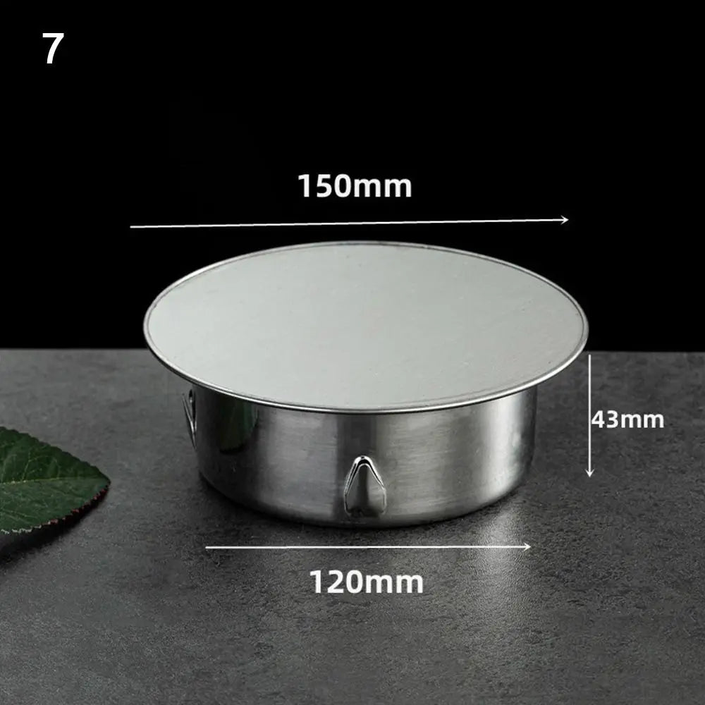 Stainless Steel Sewer Pipe Cap Insert Type anti-odor Anti-blocking Sealing Cover Insect Prevention 50-150mm Rain Pipe Cap Oasis Select 7