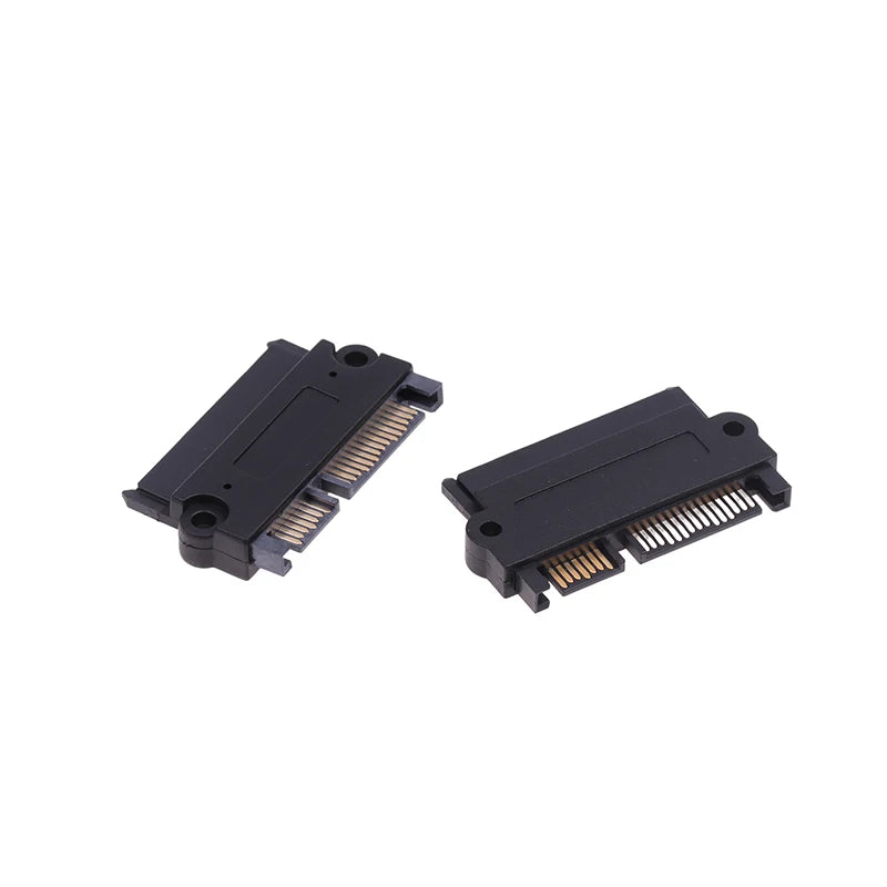 1Pc SFF-8482 SAS To SATA 180 Degree Angle Adapter Converter Straight Head SATA To SATA Converter Oasis Select