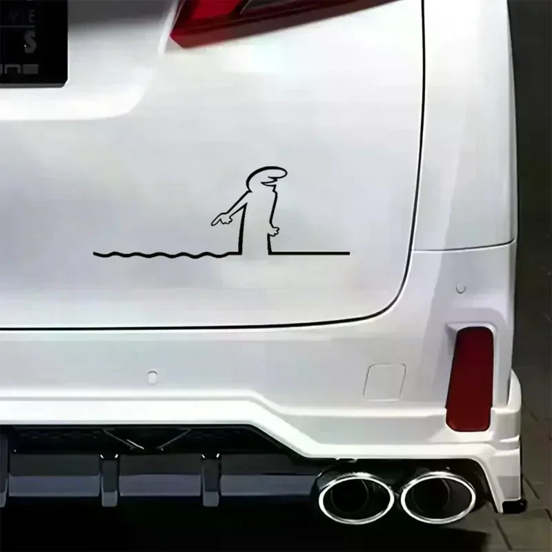 La Linea-Minimalist Line Art Wall Sticker, Waterproof Decal, Home and Car Decoration, Suitable for Walls Doors Glass and Cars Oasis Select