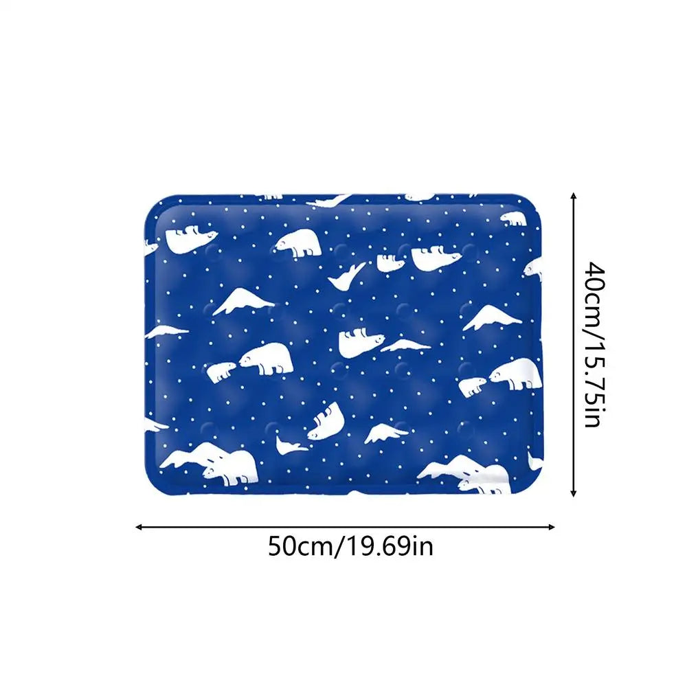 Pet Dogs Cat Summer Cooling Pad Mat Washable Foldable Puppy Big Dog Ice Cooling Bed Mattress Cool Mascotas Cushion Blanket