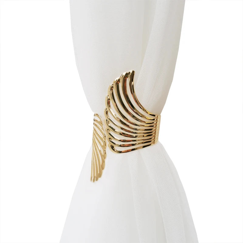 Angel's wing curtain strap modern simple curtain clip without punching and installation of metal decorative curtain buckle Oasis Select