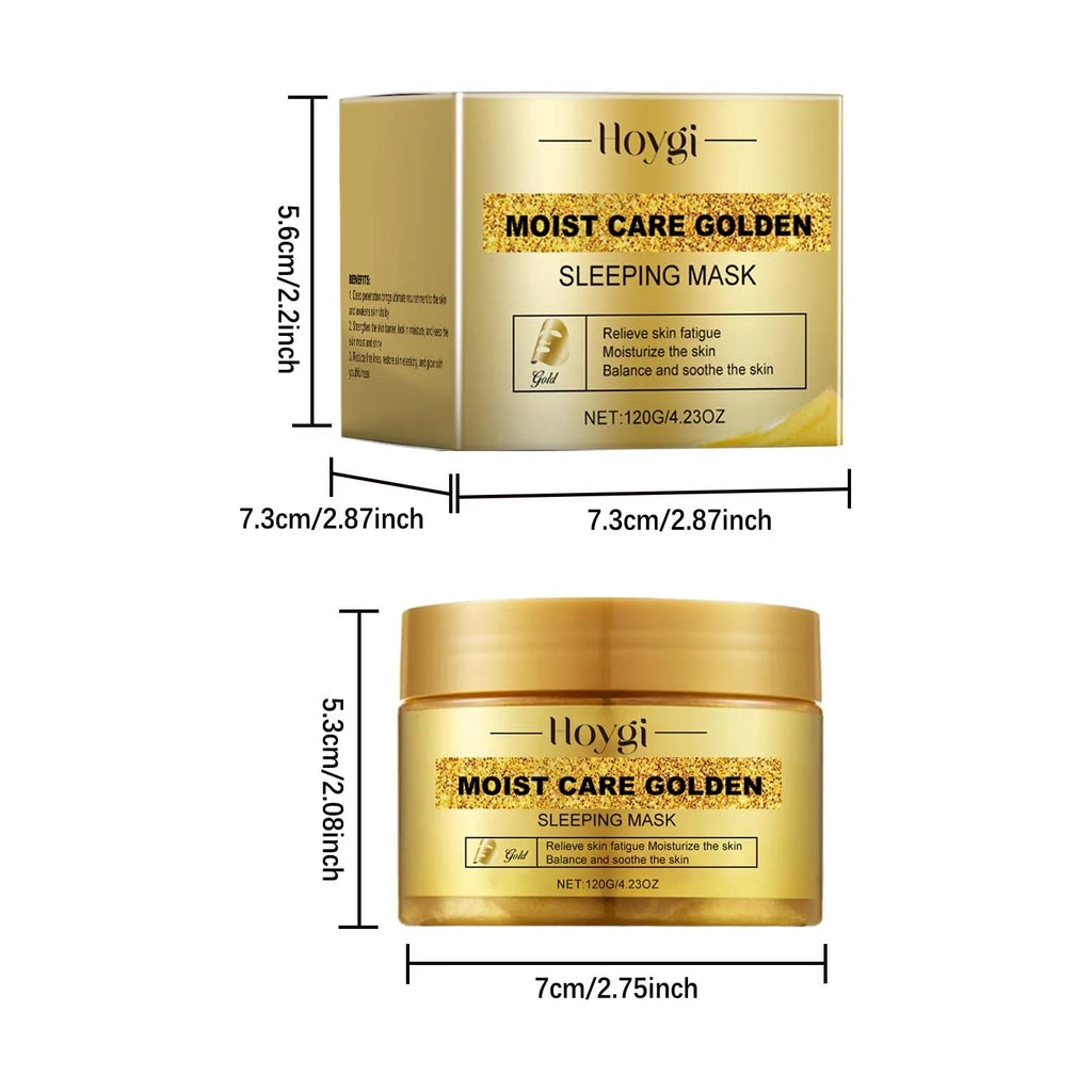 Gold Sleeping Mask – Niacinamide Pore Tightening & Brightening Sleeping Face Mask Oasis Select