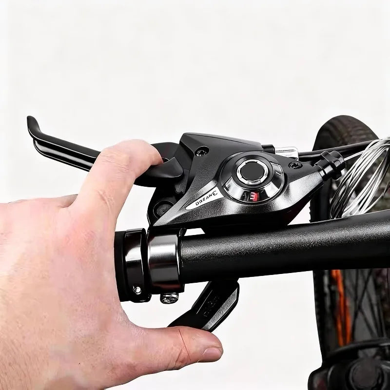 For Bike Compatible ST-EF51 3x7 3x8 Speed Trigger Shifter with V Brake Lever Set Mountain Bike MTB Handlebar Shifter Black Oasis Select