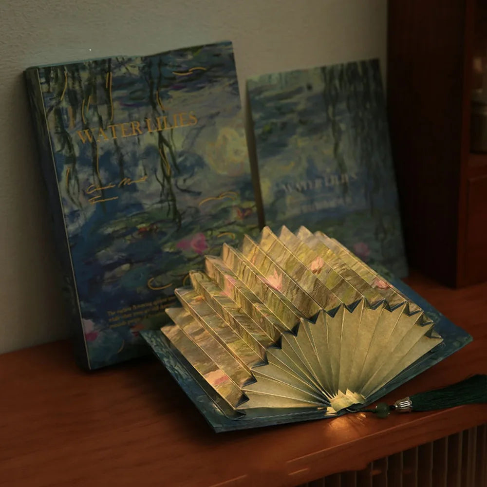 3D DIY Book Lamp – Fan-Shaped Folding Night Light Kit