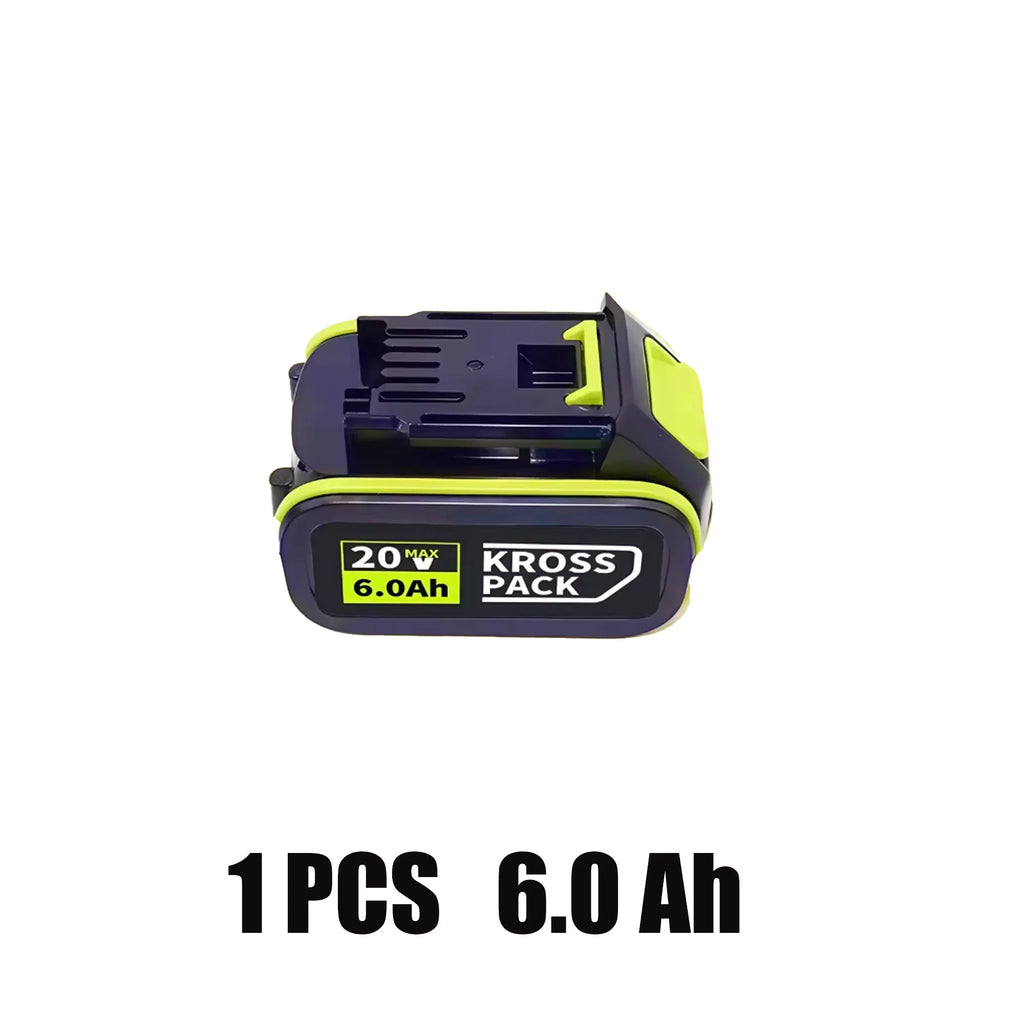 20V 6.0Ah/8.0Ah/18.0Ah Replacement Battery for WORX Series Power Tools Compatible with WA3016 WA3023 WA3054 WA3027 Oasis Select B -6.0Ah 1pcs