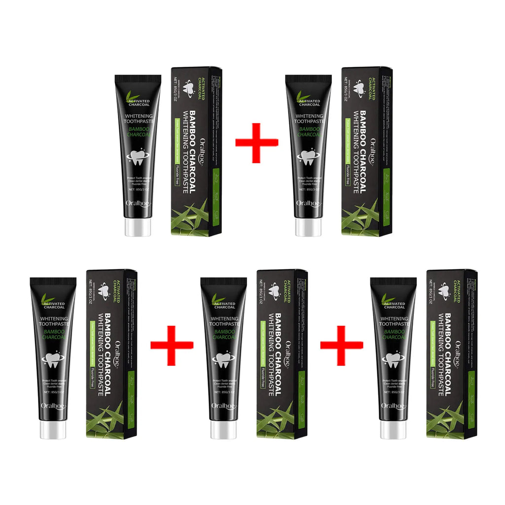 Oralhoe Bamboo Charcoal Whitening Toothpaste – Remove Stains Whitening Toothpaste Oasis Select 425g boxed