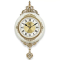 European Style Retro Wall Clock Watch Living Room Mute Pendulum Clock Elegant Taste Family Gift Art Decoration Rome Luxury G010 Oasis Select 3