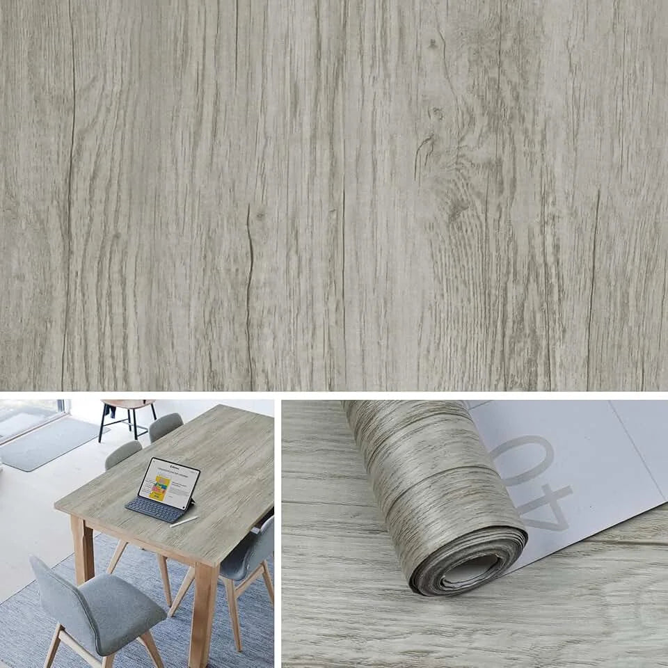 Wood Grain Self-Adhesive 40cm Wide Moisture-Proof And Stain-Resistant Background Wall Bedroom Kitchen And Floor Stickers. Oasis Select