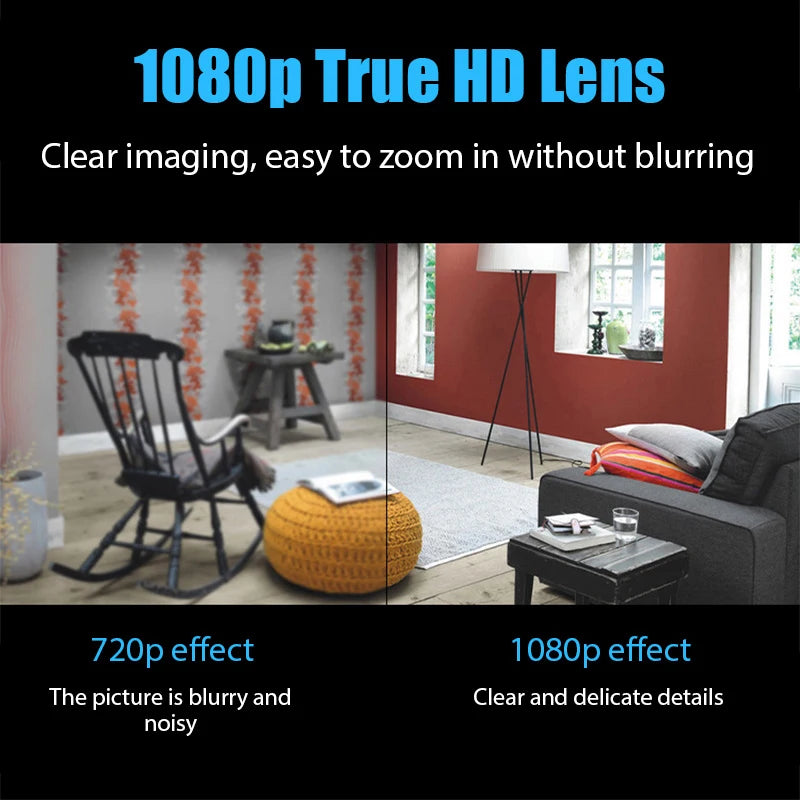 Indoor Safety Security Surveillance Night Vision Camera IP Camera Recorder HD 1080P Mini Camera Wireless WiFi Baby Monitor Oasis Select