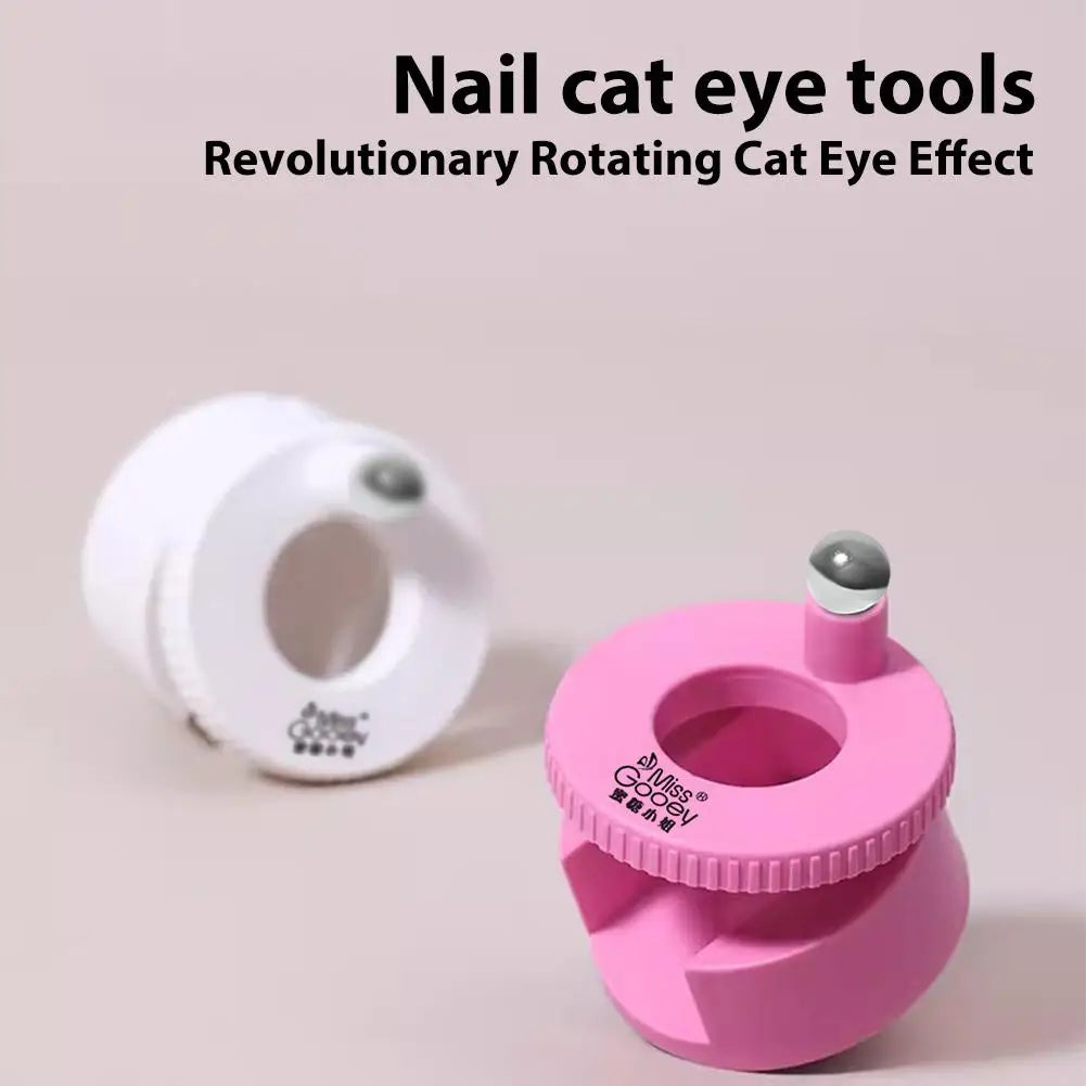 Rotating Cat Eye Nail Magnet – 360° Glass Bead Spinner Tool Nail Art Magnet Oasis Select