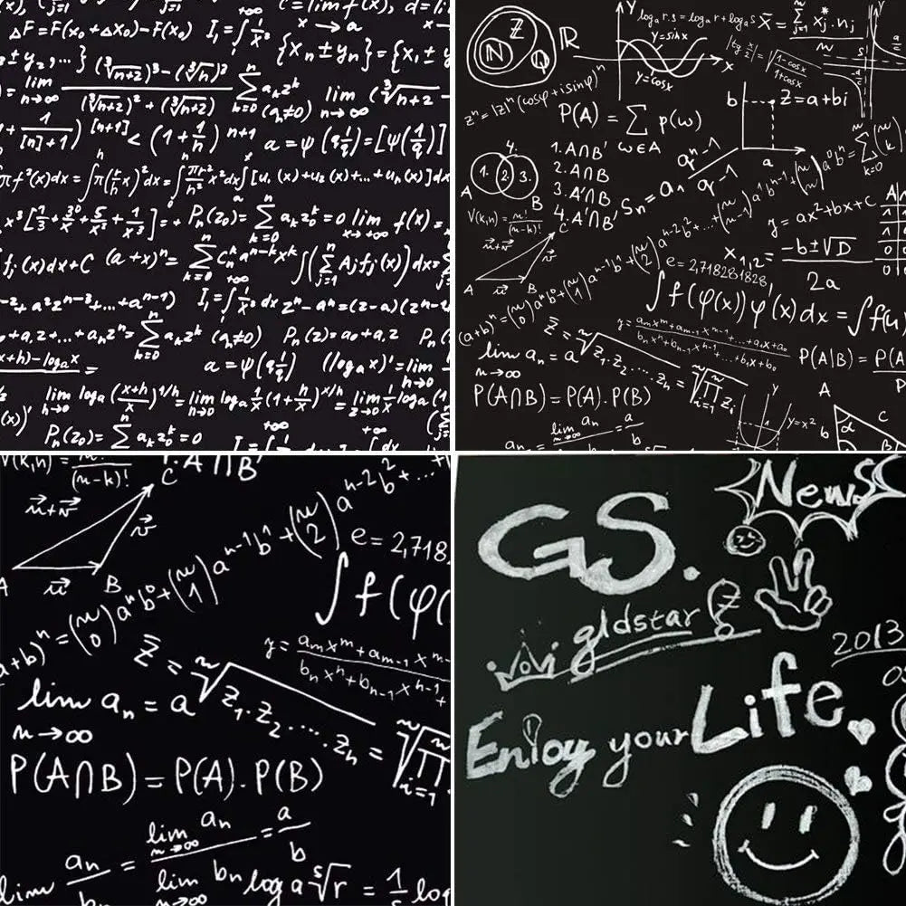 Chalkboard Contact Paper Roll 17.3" x 78.7" Contains 5 Chalks Removable DIY Chalkboard Wall Stickers, Black Chalkboard Stickers Oasis Select