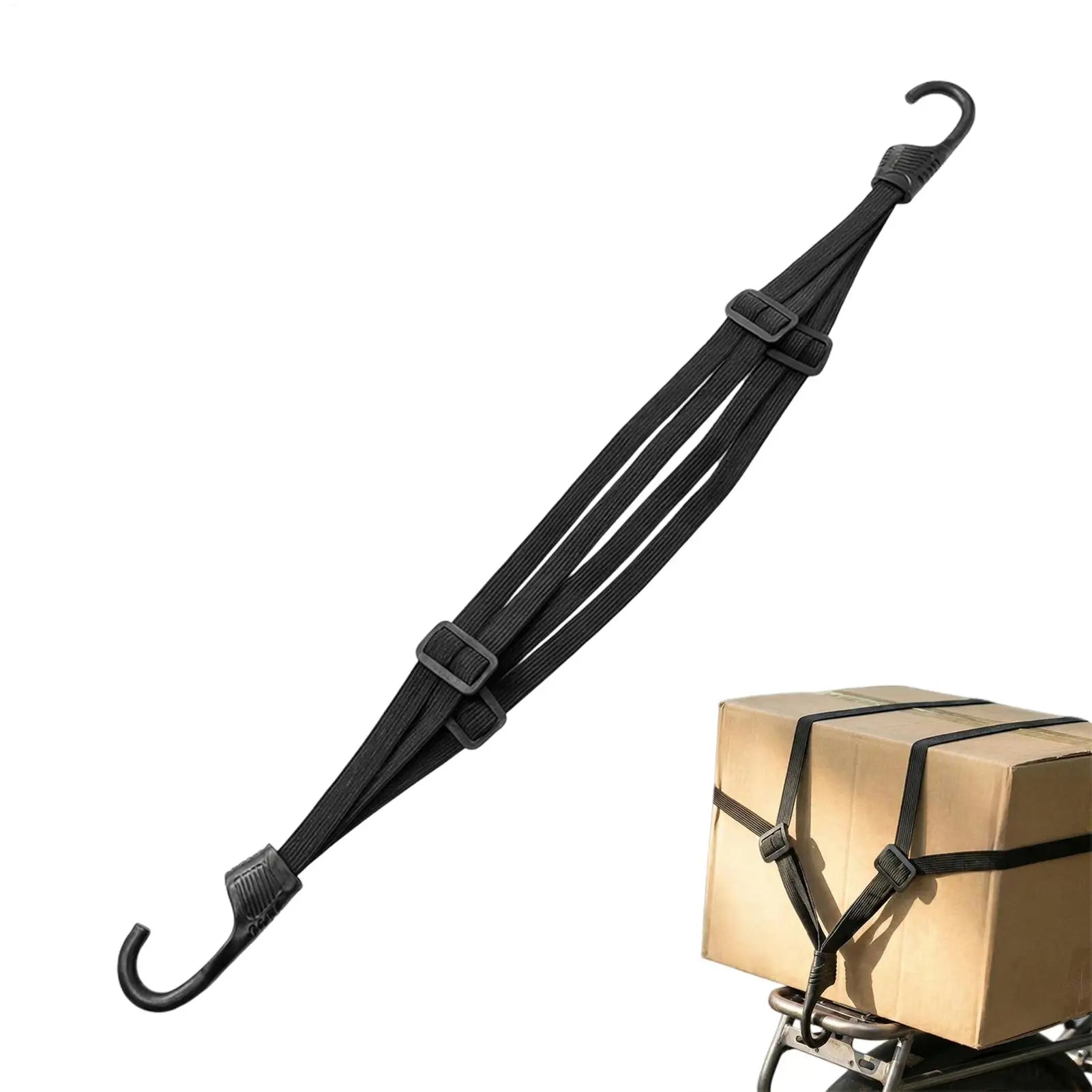 Motorcycle Helmet Luggage Strap – Elastic Bungee Cargo Tie Down