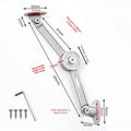 1pcs Stop At Will Stop At Will Cabinet Door Support Rod Cabinet Door Oil Column Pressure Door Panel Mechanical Damping Support Oasis Select H-01