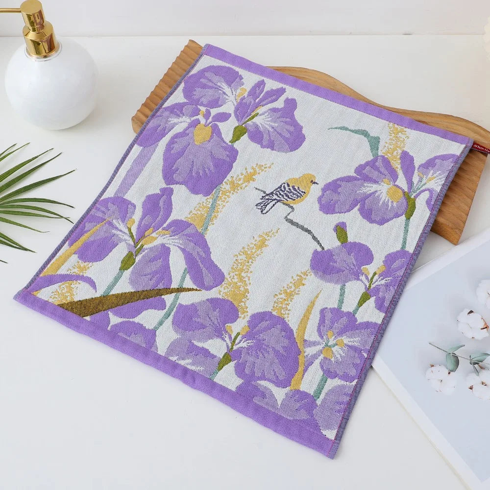 4-Layer Cotton Gauze Hand Towel 34x40cm – Quick Dry Kitchen Towel