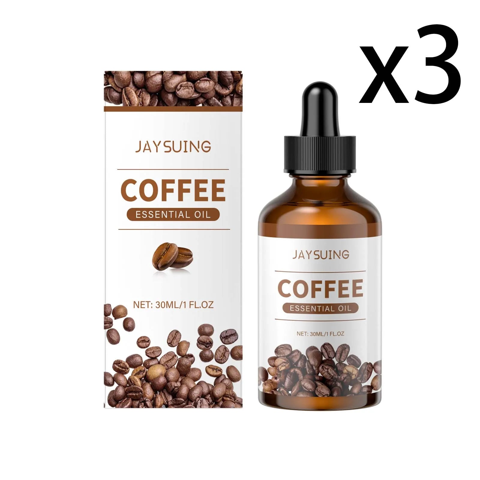 Coffee Nourishing Essential Oil Deep Moisturizing Aromatherapy Massage Skin Improve Face Drying Multi-functional Body Care Oil Oasis Select 3x30ml 30ml