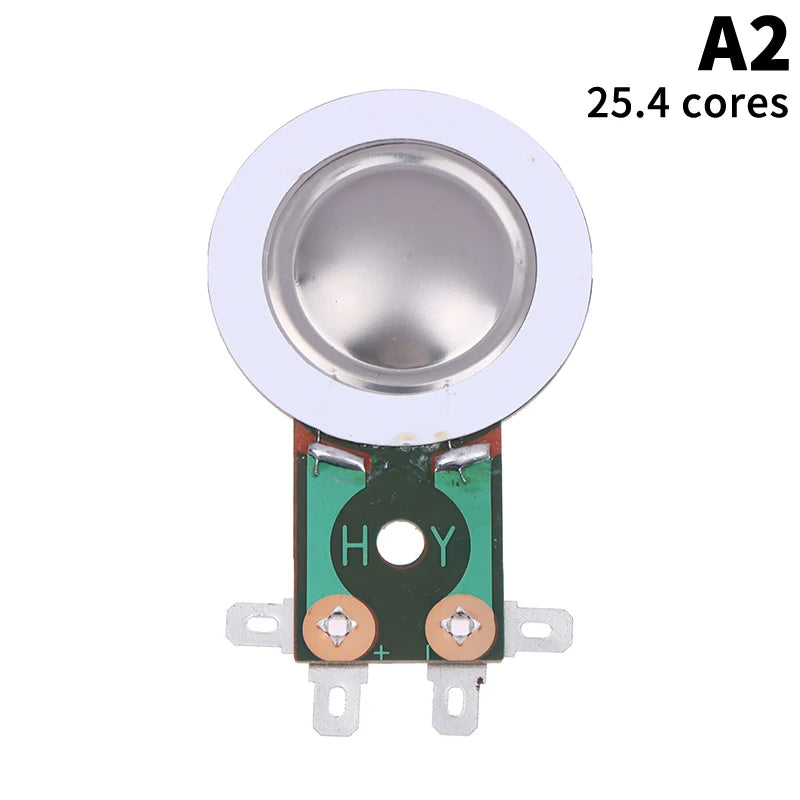 25.4MM Tweeters Voice Coil Round Speaker Treble Coil Replacement Horn Titanium Film Copper Clad Alumium Diaphragm Oasis Select A2
