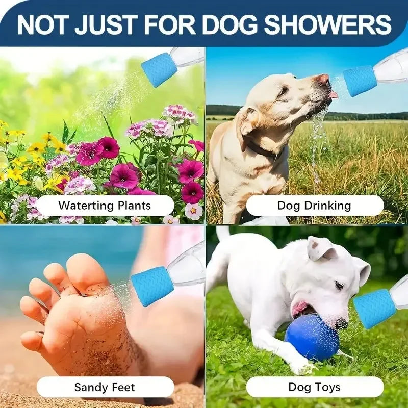 1-20PCS Portable Pet Shower Sprayer Handheld Outdoor Dog Cat Bathing Cleaning Adjustable Nozzle for Garden Grooming Supplies Oasis Select