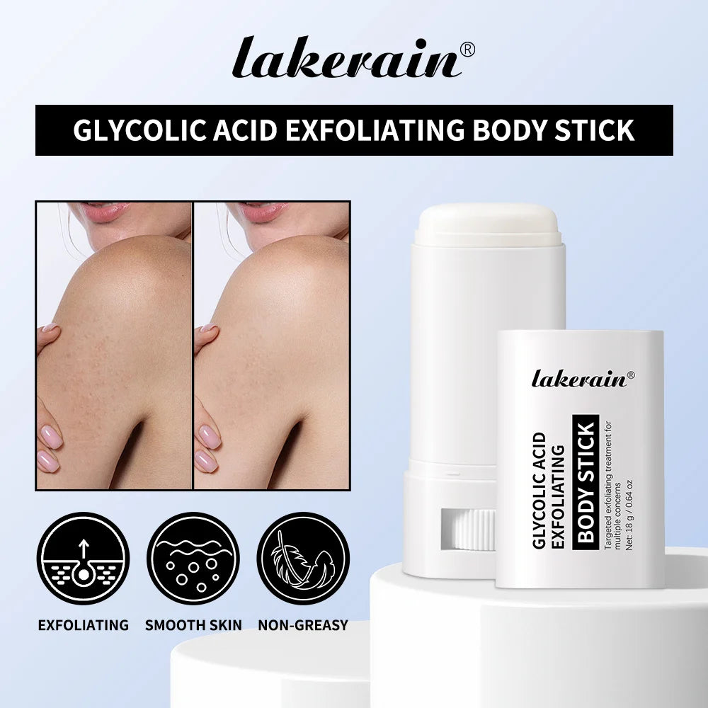 Glycolic Acid Exfoliating Body Stick Smooth Soften Rough Bumpy Skin Deep Hydration Even Delicate Skin Tone Exfoliating Stick Oasis Select