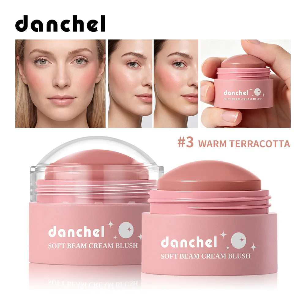 Soft Beam Blush Cream Multi Purpose Lipstick, Eye Shadow, Powder Blusher Long Lasting Makeup Smooth Creamy Texture Blusher Cream Oasis Select