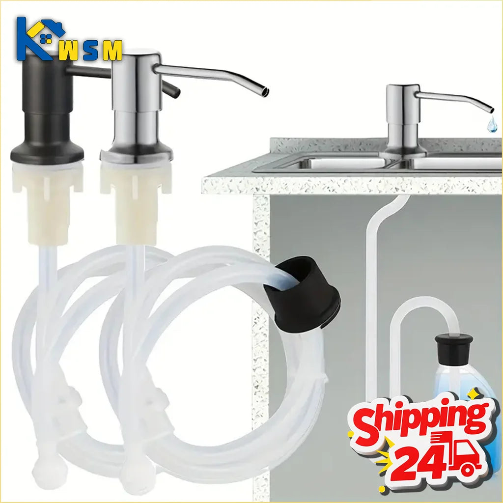 Stainless Steel Sink Soap Dispenser Pump | Kitchen & Bathroom