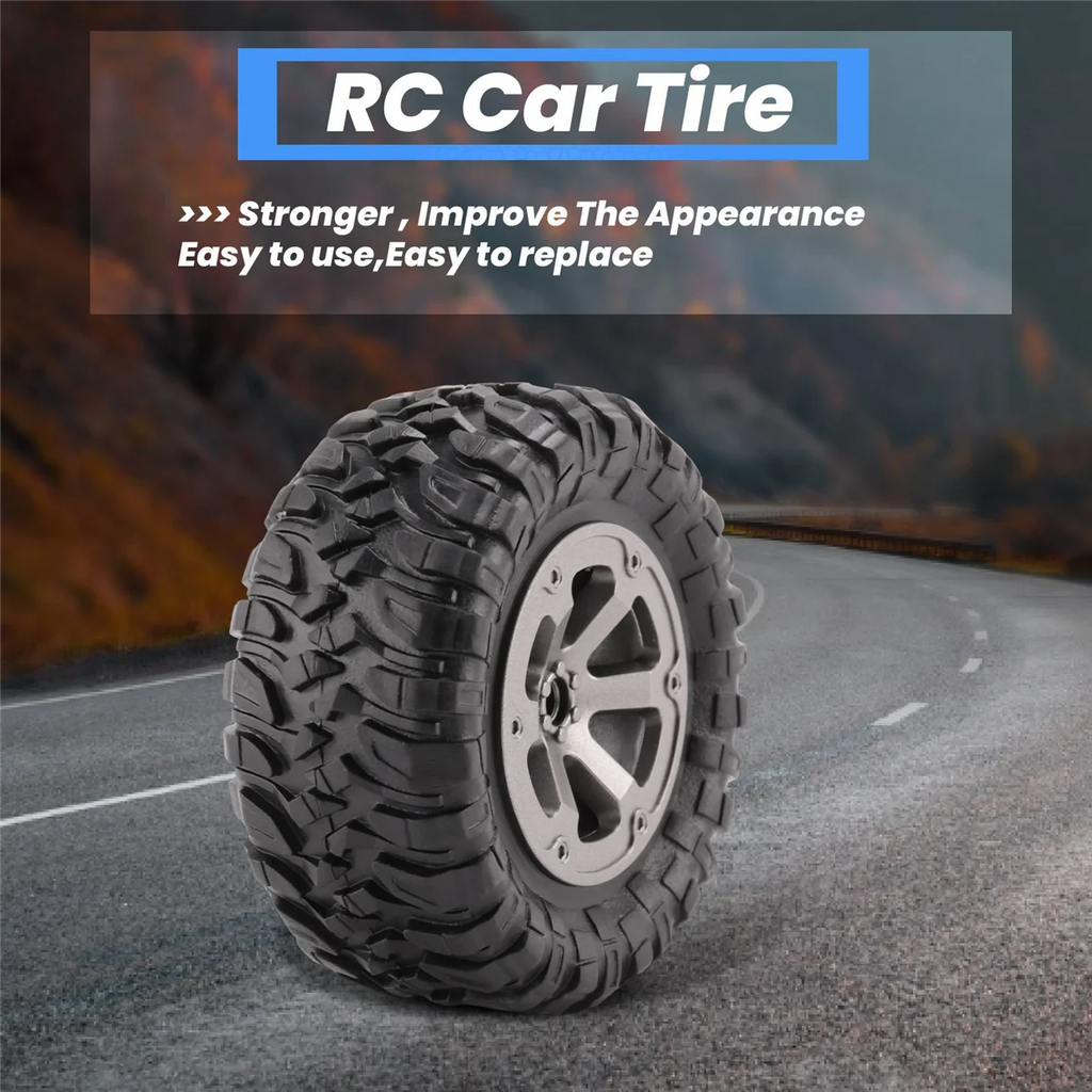 4Pcs 73mm Tire Tyre Wheel for C14 C24 B24 B36 MN D90 MN-90 MN99S FY003 FY004 RC Car Upgrade Parts Accessories Oasis Select