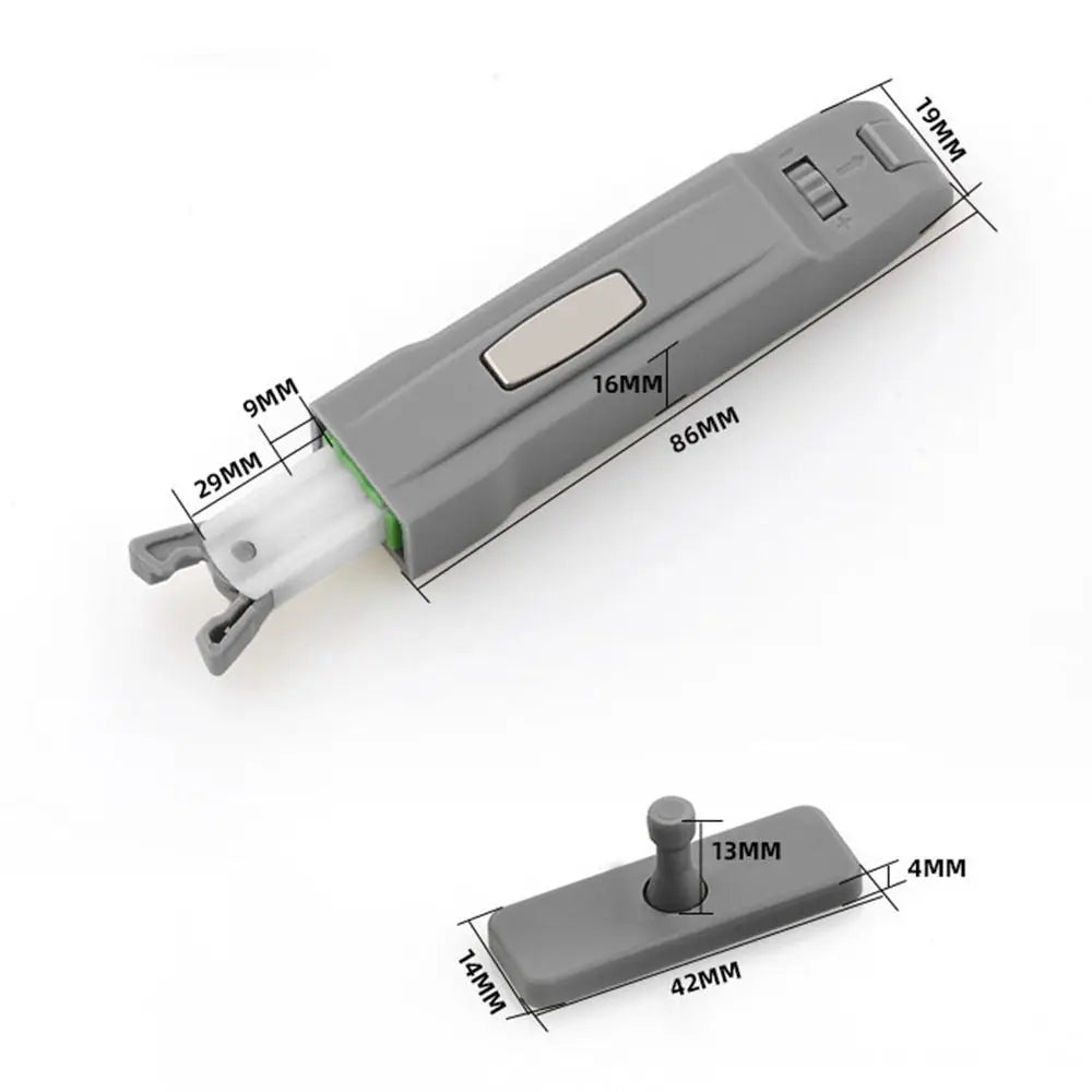 New ABS Cabinet Catches Invisible Damper Buffer Door Lock Buckle Push Type Hardware Rebound Device Wardrobe Oasis Select