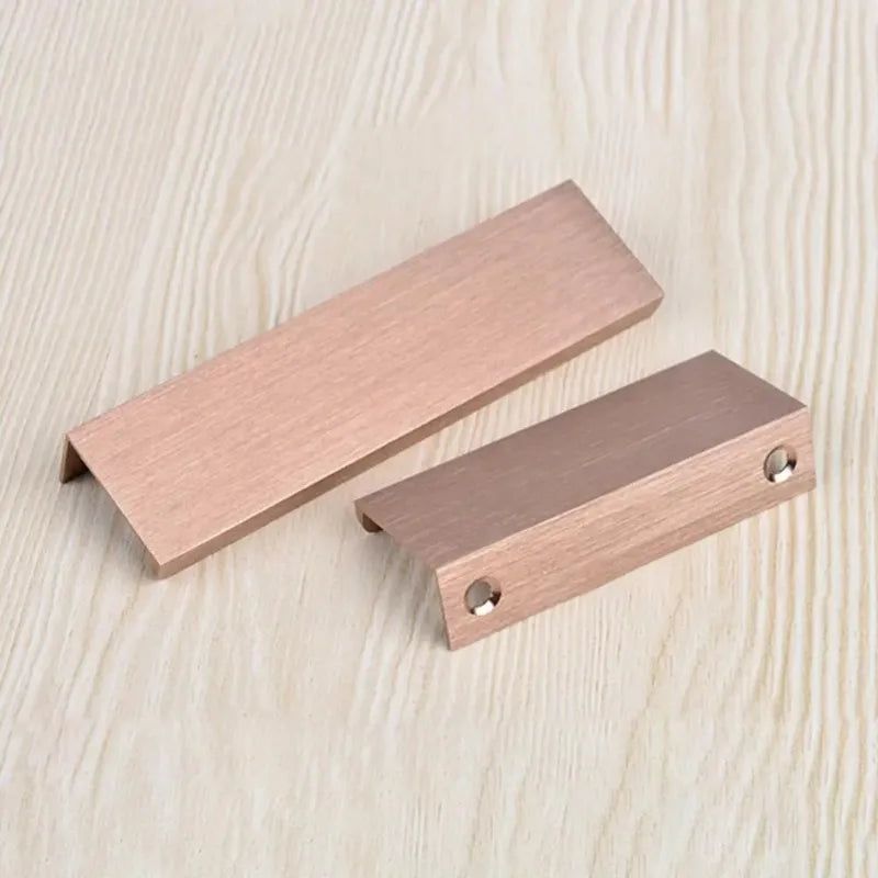 Drawer Handle Screws Set Invisibility Furniture Cabinet Cabinet Pulls Rose Gold Wardrobe Drawer Pull Door Metal Hidden Handle Oasis Select