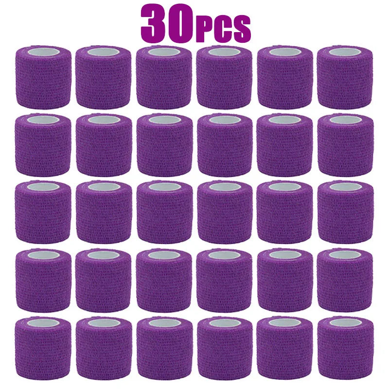 48/1Pcs Purple Sport Self Adhesive Elastic Bandage Wrap Tape Elastoplast For Knee Support Pads Finger Ankle Palm Oasis Select 30pcs 15cmX4.6m