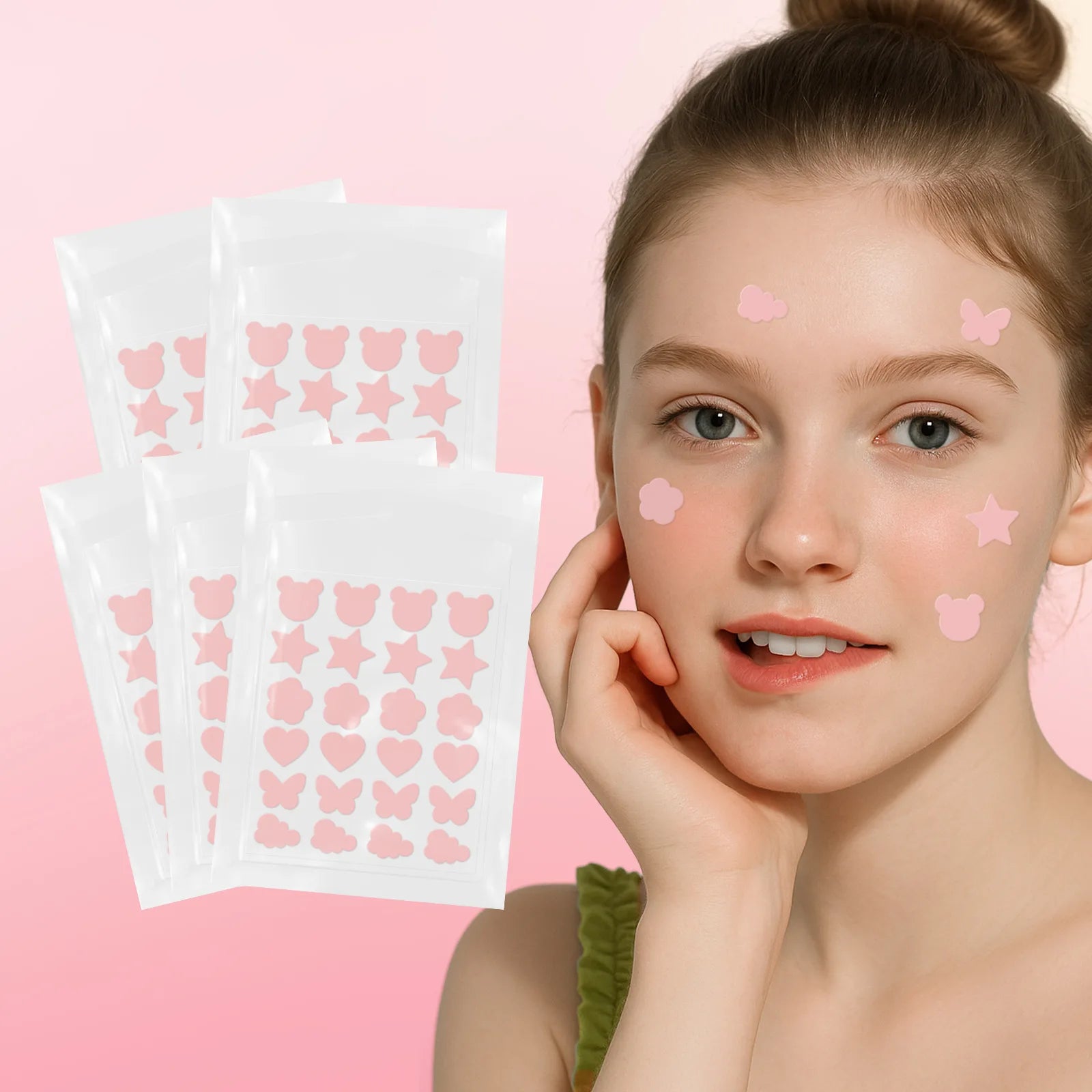 Laikou Sakura Acne Patches – Pimple Concealer Dots 24pc Acne Patches Oasis Select