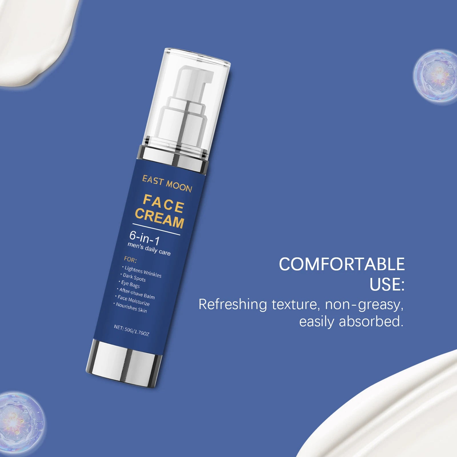 Men'S Hydrating Face Moisturizer - Deep Nourishing Cream With Collagen & Aloe, Daily Skincare For Dry Skin, Non-Greasy Formula Oasis Select