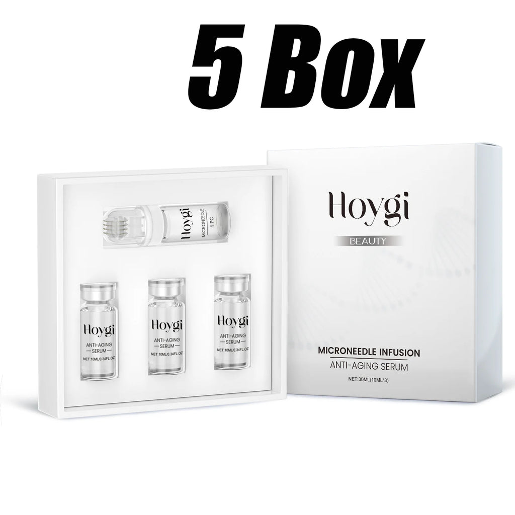 Hyaluronic Acid Essence Skin Care Roller Set Tightening Massage Facial Skin Smoothing Nourishing Improve Rough & Matte Skin Oasis Select 5 Boxed