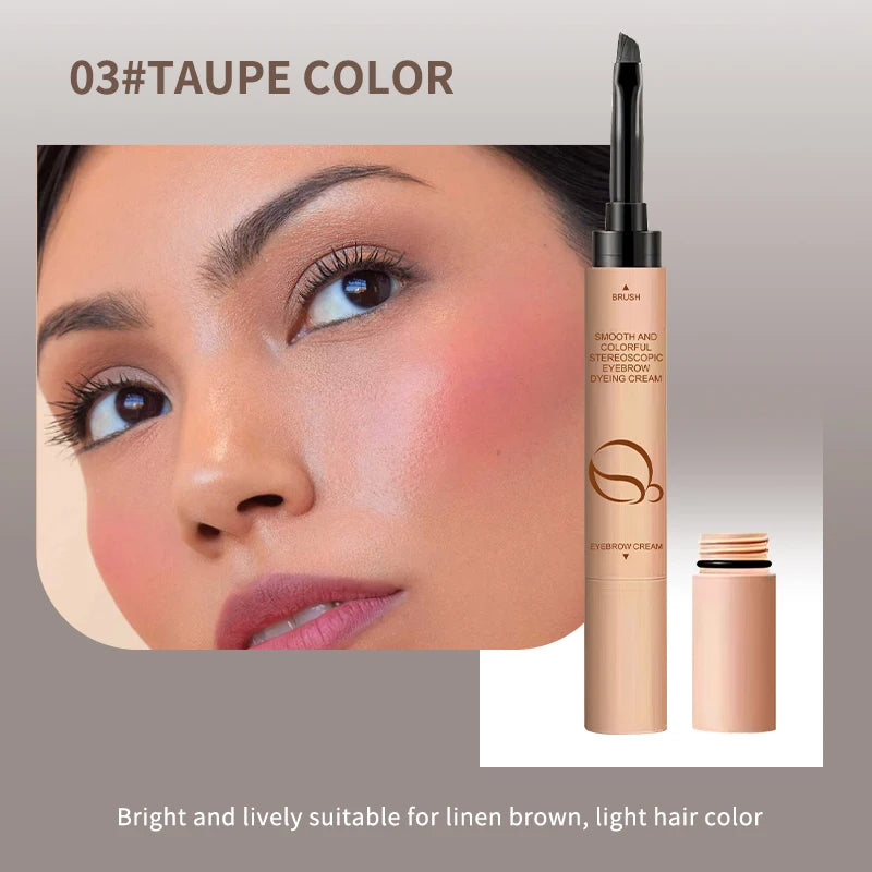 O'CHEAL 2-in-1 Waterproof Eyebrow Tinting Cream & Stamp Pomade