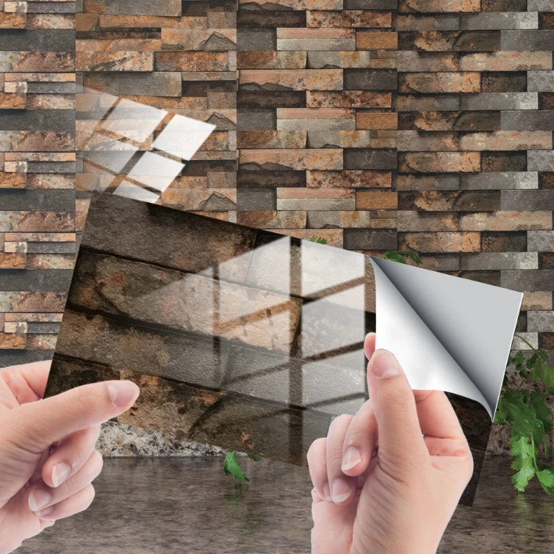 Wall Stickers Home Renovation Crystal Tiles Self-adhesive Flooring