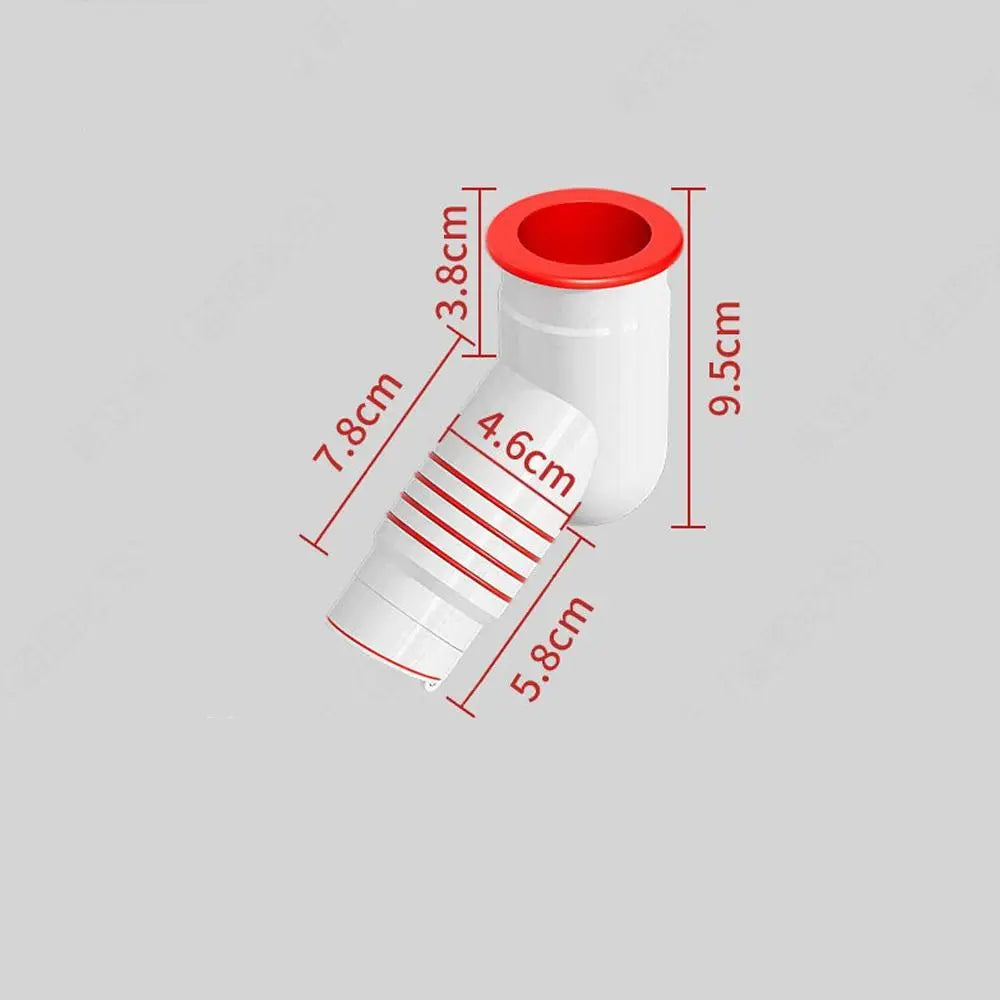 Anti-Odor Washing Machine Drain Pipe Tee Connector Adapter