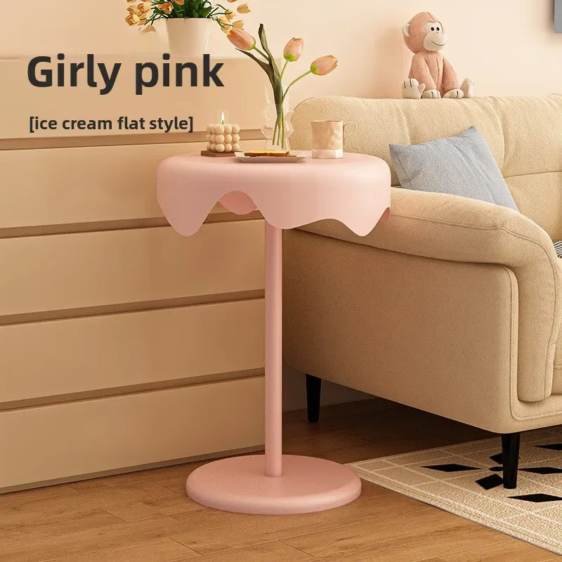 Multi-functional Small coffee table living room cream wind sofa edge table removable bedroom bedside table small round table Oasis Select B-P-FEN