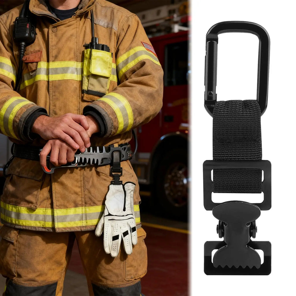 Safety Glove Clamp Serrated Design Mitten Hanger Gloves Clips for Work for Towel Pant Belt Golf Firefighter Construction Skiing Oasis Select